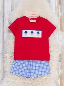 Ice Cream & Independence Smocked Outfit