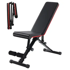 Adjustable Weight Bench for Home Gym - 795LBS Capacity Foldable Workout Bench with 15 Adjustments - Professional Strength Training Bench for Full Body Exercise