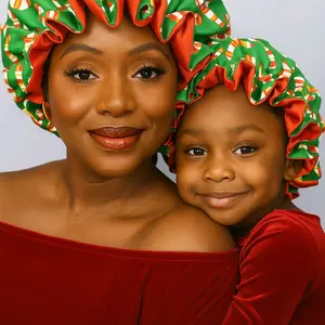 2  Christmas bonnet mum & i