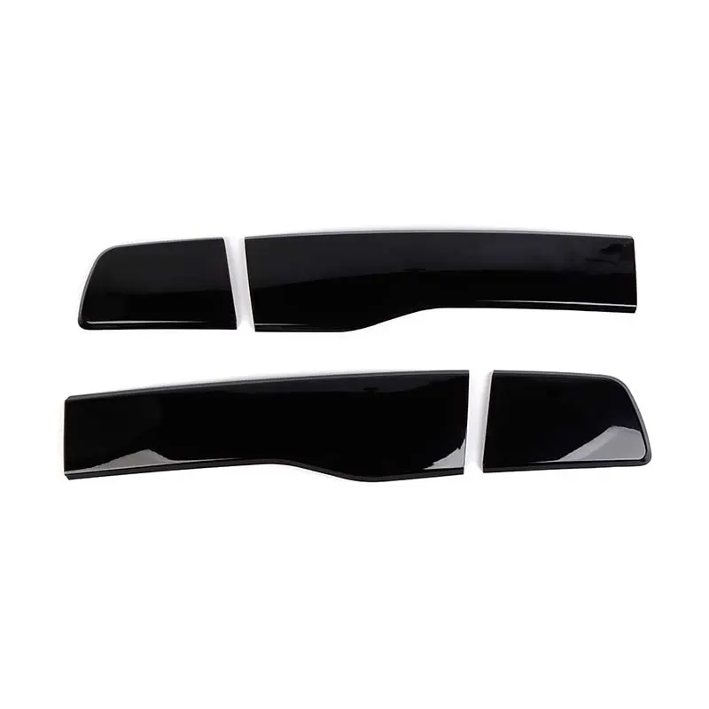 4-Piece (4-Item/Set) Exterior Rear Taillight Guard Cover Trim for 2011-2014 Dodge Charger, Scratch-Proof UV-Protective Gloss Finish Automotive Vehicle Accessory, Perfect Fit, Easy DIY Installation, Four Pieces