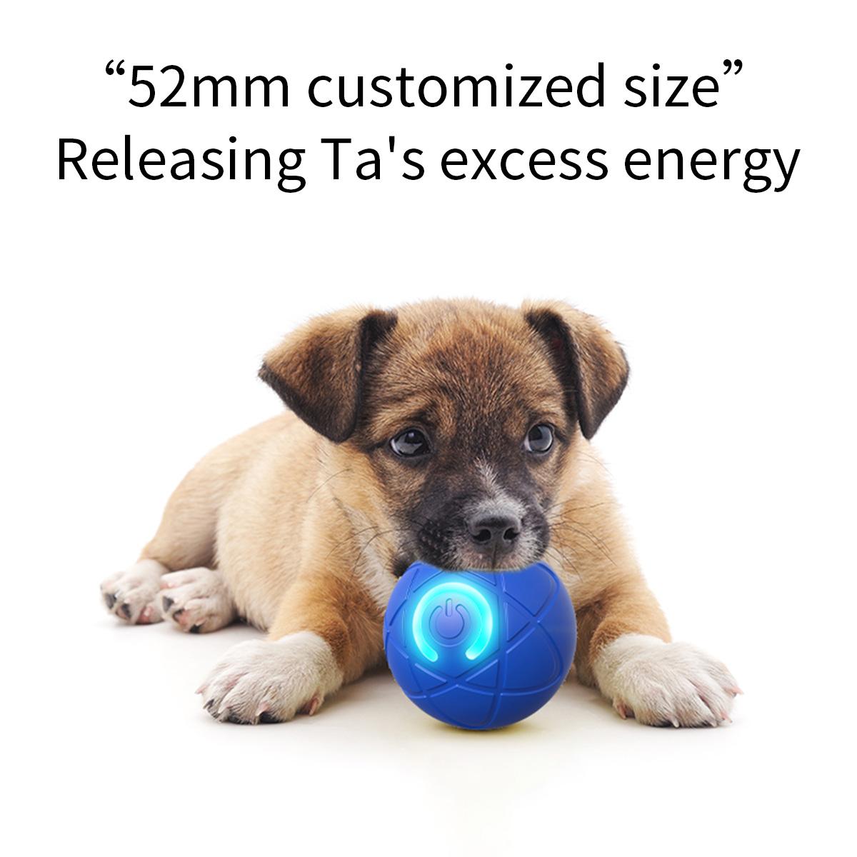 Interactive Automatic Rolling Dog Ball with LED Lights, Motion Activated Shaking Vibrating Dog Toy, Durable TPR Chew Ball, USB Rechargeable Interactive Pet Toy for Dogs Interactive Automatic Rolling Dog Ball with LED Lights, Motion Activated Shaking Vibrating Dog Toy, Durable TPR Chew Ball, USB Rechargeable Interactive Pet Toy for Dogs