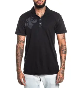 Affliction Men's Polo Shirt Gate