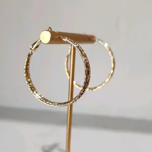 Gold Medium Hoops - Elegant and Stylish Earrings for Everyday Wear