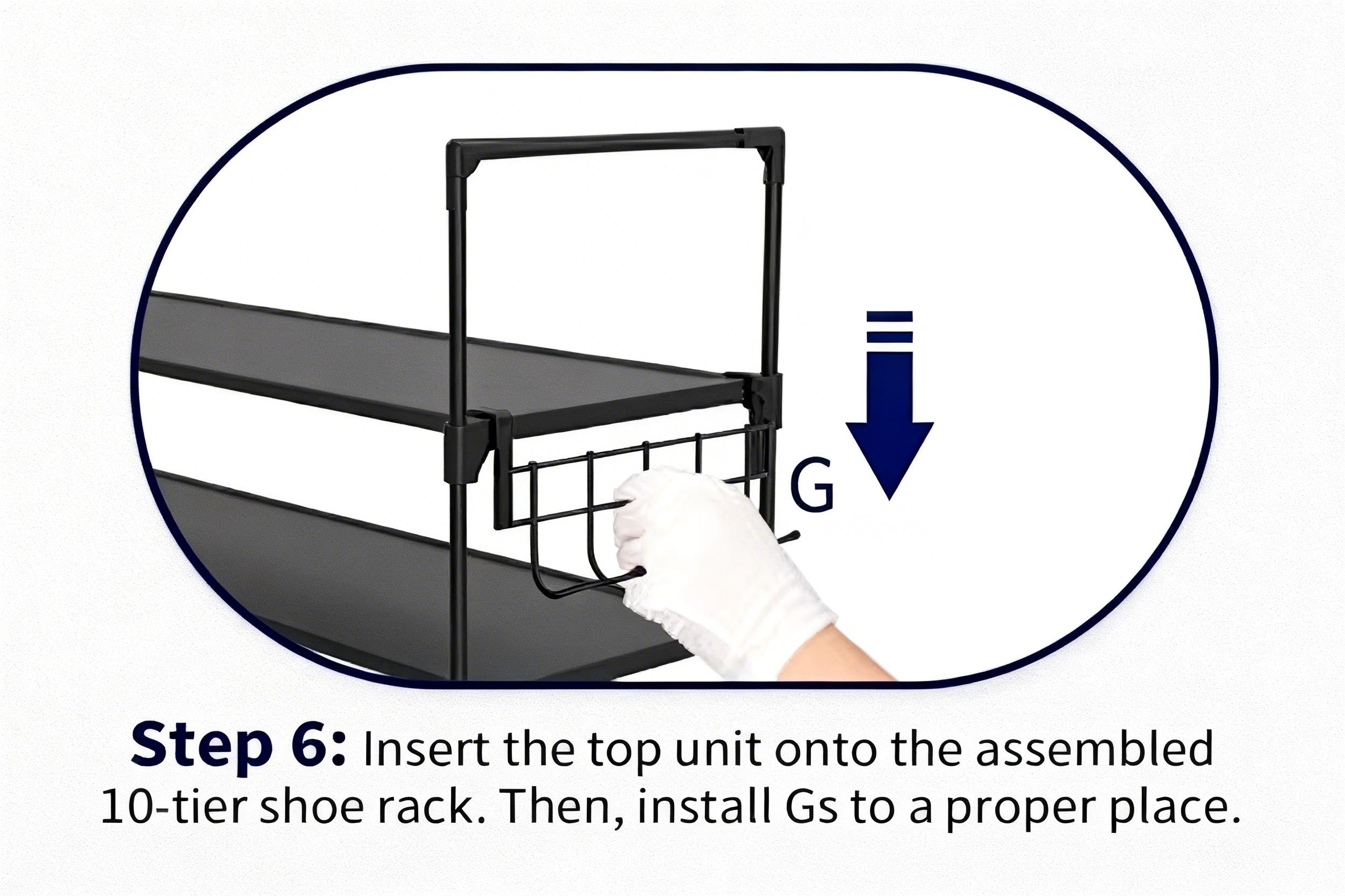 Kitsure Shoe Rack - 3-10-Tier Shoe Organizer with Side Handles for Closet Entryway Bedroom Easy Assembly Storage Shelf for Versatile Placement Summervibes,dorm essentials,home decor