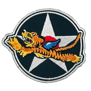 Flying Tigers Fighter Squadron Embroidered Morale Patch [FT9]