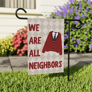 Garden Flag, Inclusivity Diversity Love Thy Neighbor, Outdoor Banner, House Decoration, Yard Sign, Welcome Sign, Home Decor, Lawn Flag