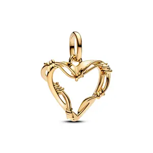 Pandora Wire Heart Dangle Charm 762526C00