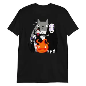 Ghibli Main Characters Unisex T-Shirt