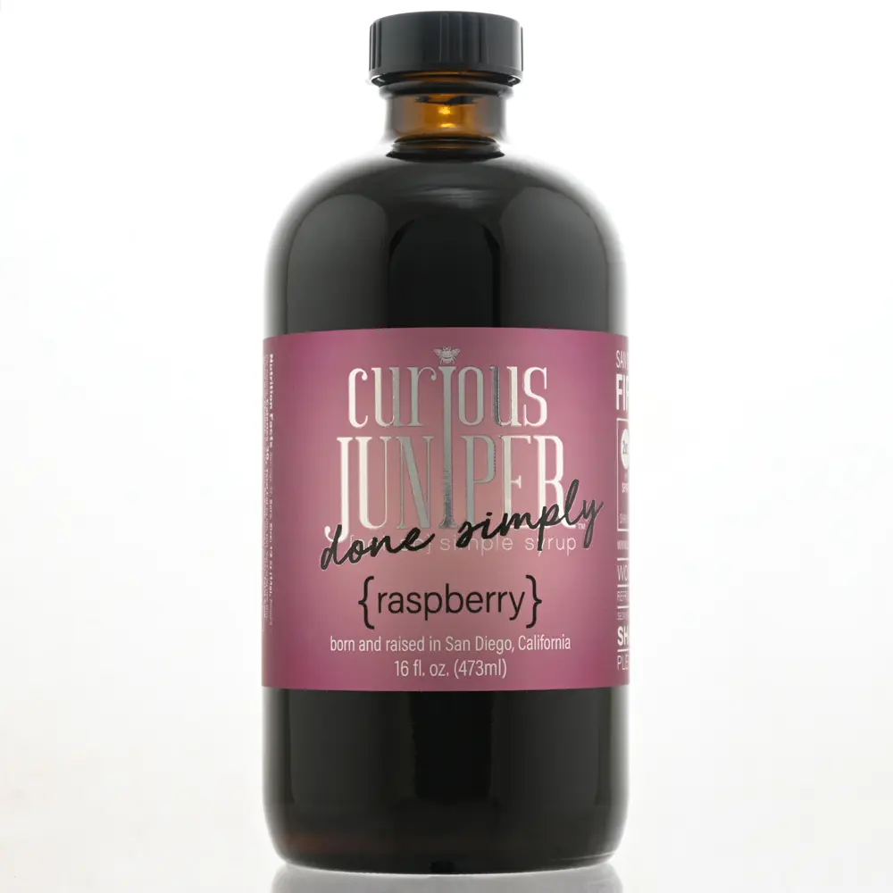 {raspberry} - 16 fl oz - done simply syrup
