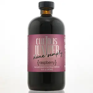 {raspberry} - 16 fl oz - done simply syrup