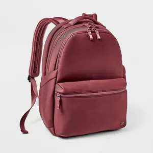 14 L Faux Neoprene All-In-Motion Backpack Burgundy