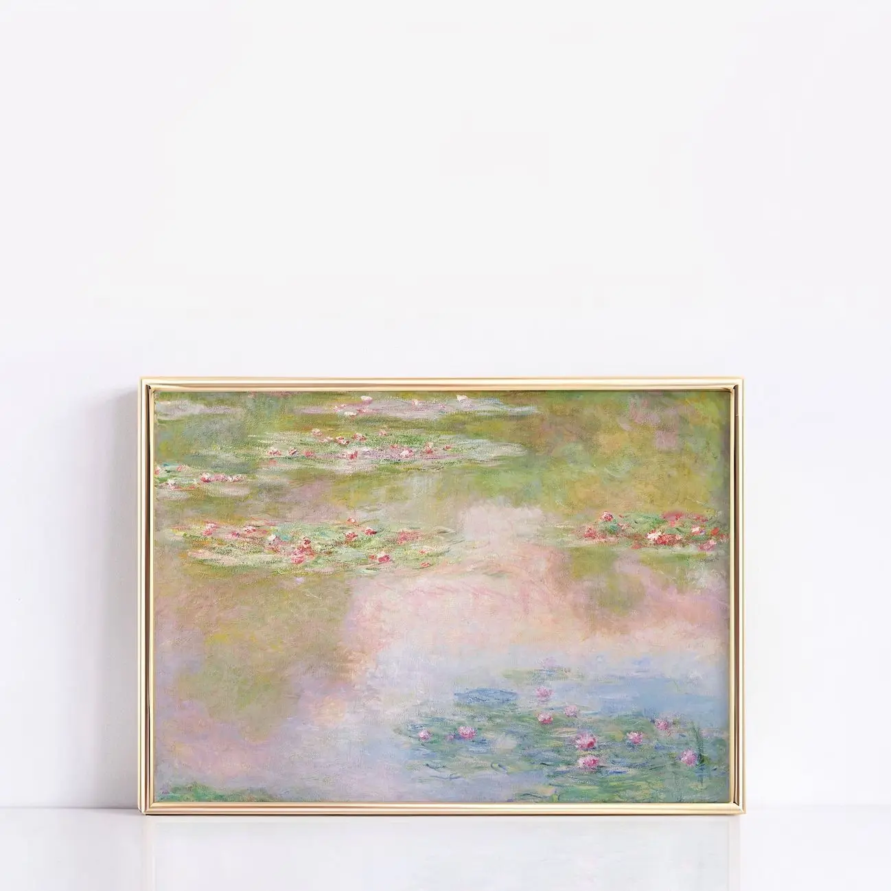 Claude Monet Water Lilies Poster Impressionist Landscape Wall Art Print O