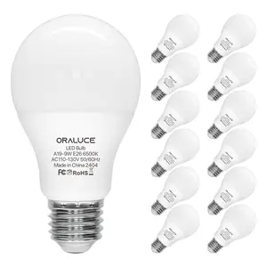 A19 LED Light Bulb, 12pcs/set E26 Base LED Bulb, Non Dimmable Light Bulb, Suitable for Bedroom, Living Room, Kitchen, Led Lighting