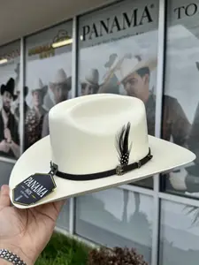1000X PANAMA 2.0 COWBOY HAT SMALL CROWN SHORT BRIM (PANTER BELICO)