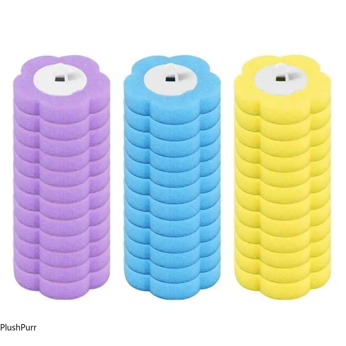 36-Pack Disposable Toilet Brush Refill Heads Set, 3-Layer Span Heads for Home Cleaning & Toilet Bowl Cleaners, Bathroom, Disposable Toilet Brush Refills