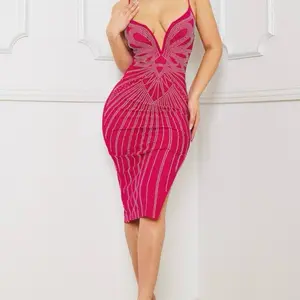 Carol Rhinestone Dress