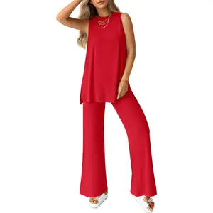 2 Piece Lounge Sets for Women Summer Airport Travel Outfit 2026 Casual Matching Spring Clothes Track Sweat SuitsGift