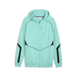 PUMA Mens Bmw M Motorsport Hooded Sweat Jacket Athletic Outerwear Casual - Blue