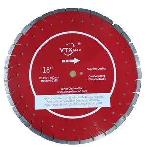 Vortex Red Combo Diamond Blade – Supreme Quality for Concrete & Asphalt Cutting