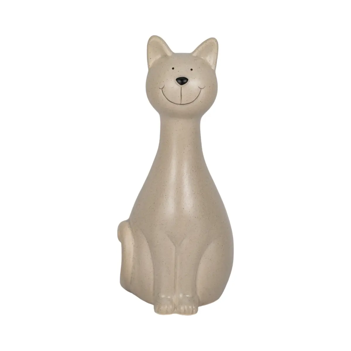 212 MAIN Grey Kitty Statue - 9 in. Skinny Lightweight Collectible Figurine, Kawaii Aesthetic Indoor Home Decor Decoration for Home Supplies