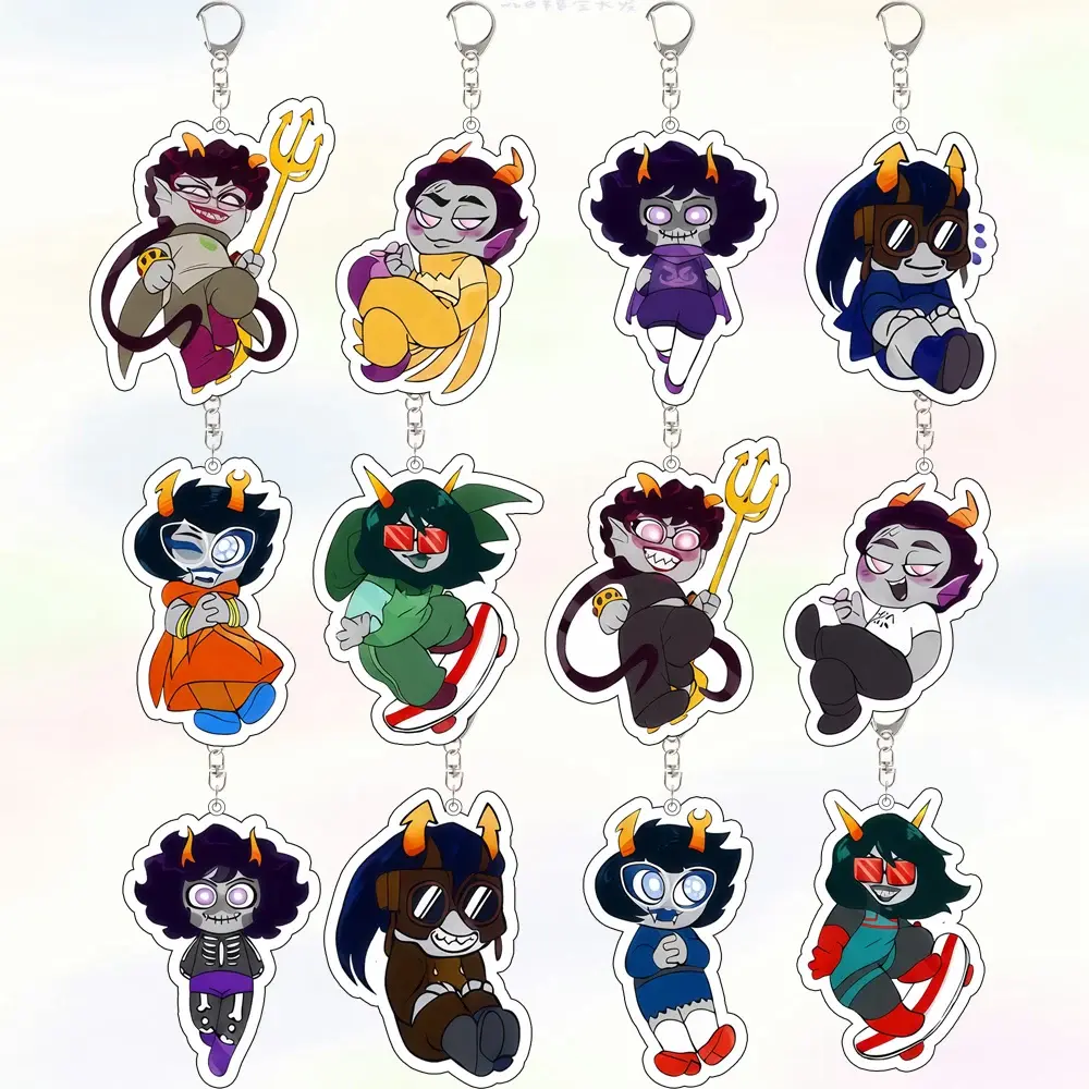 Homestuck themed acrylic keychain