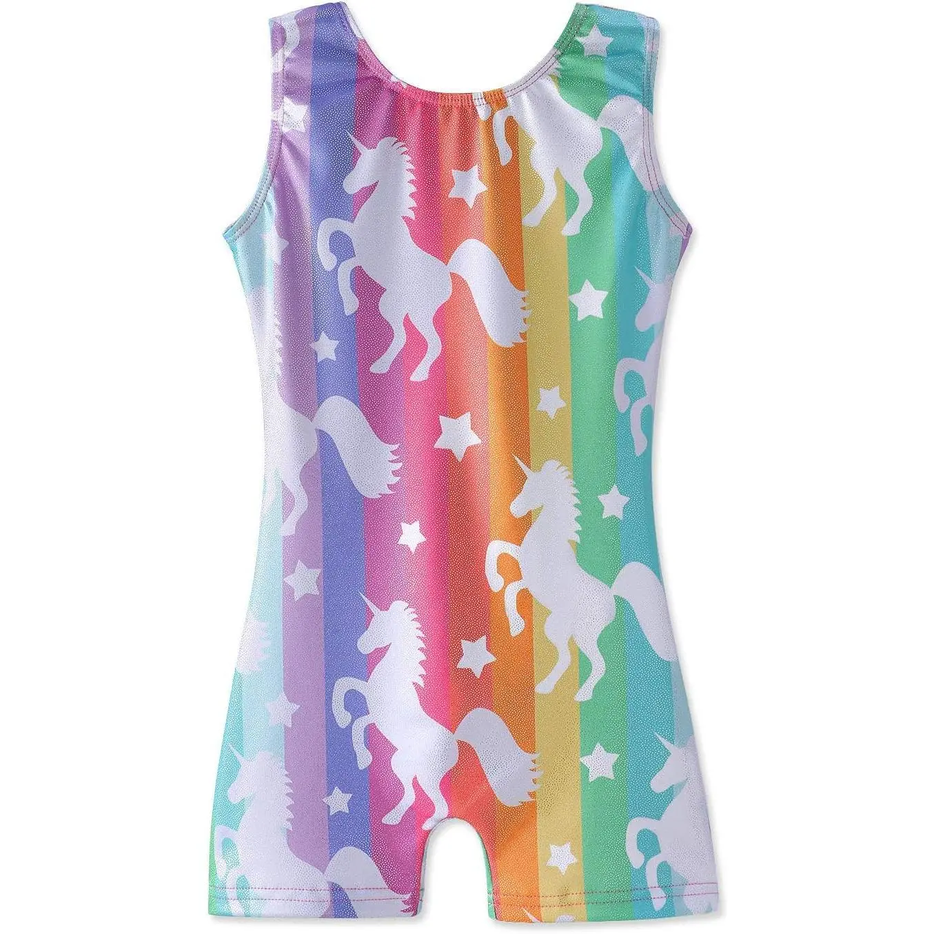 KF5-GCS038     Gymnastics Leotards for Girls Unicorn Aurora Rainbow Mermaid Dinosaur Cupcake Sparkle Biketard Toddlers Kids Children
