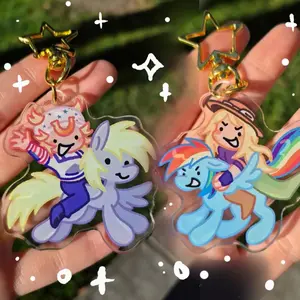 JoJos SBR Keychain Acrylic