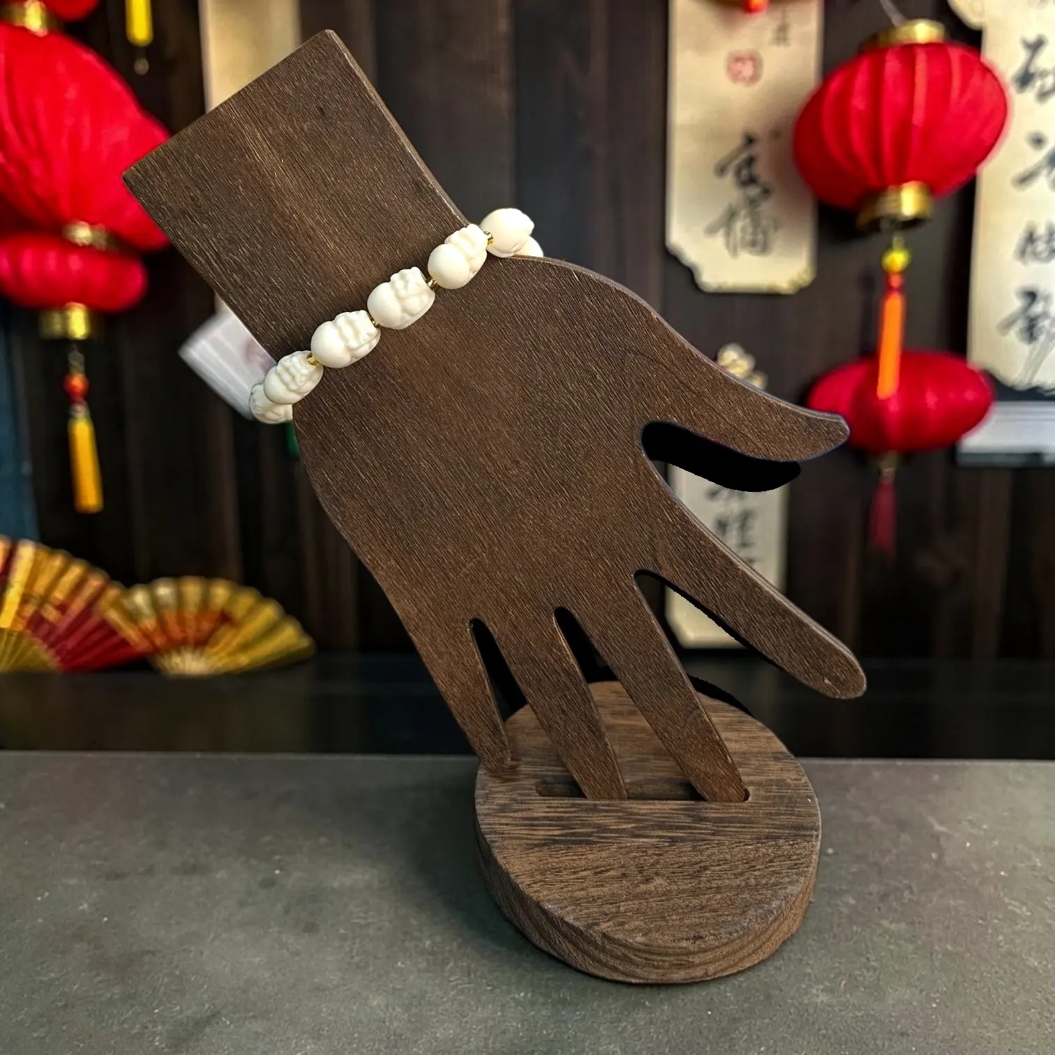 Lucky Pixiu Ivory Nut Bracelet