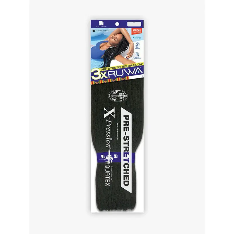 Ruwa 3X Pre-Stretched Braid 24" Braiding Hair