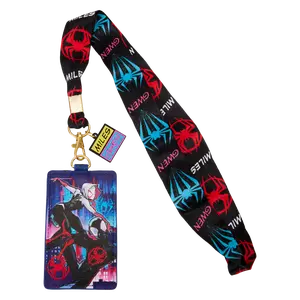 Spider-Verse Miles Morales & Spider-Gwen Lanyard With Card Holder