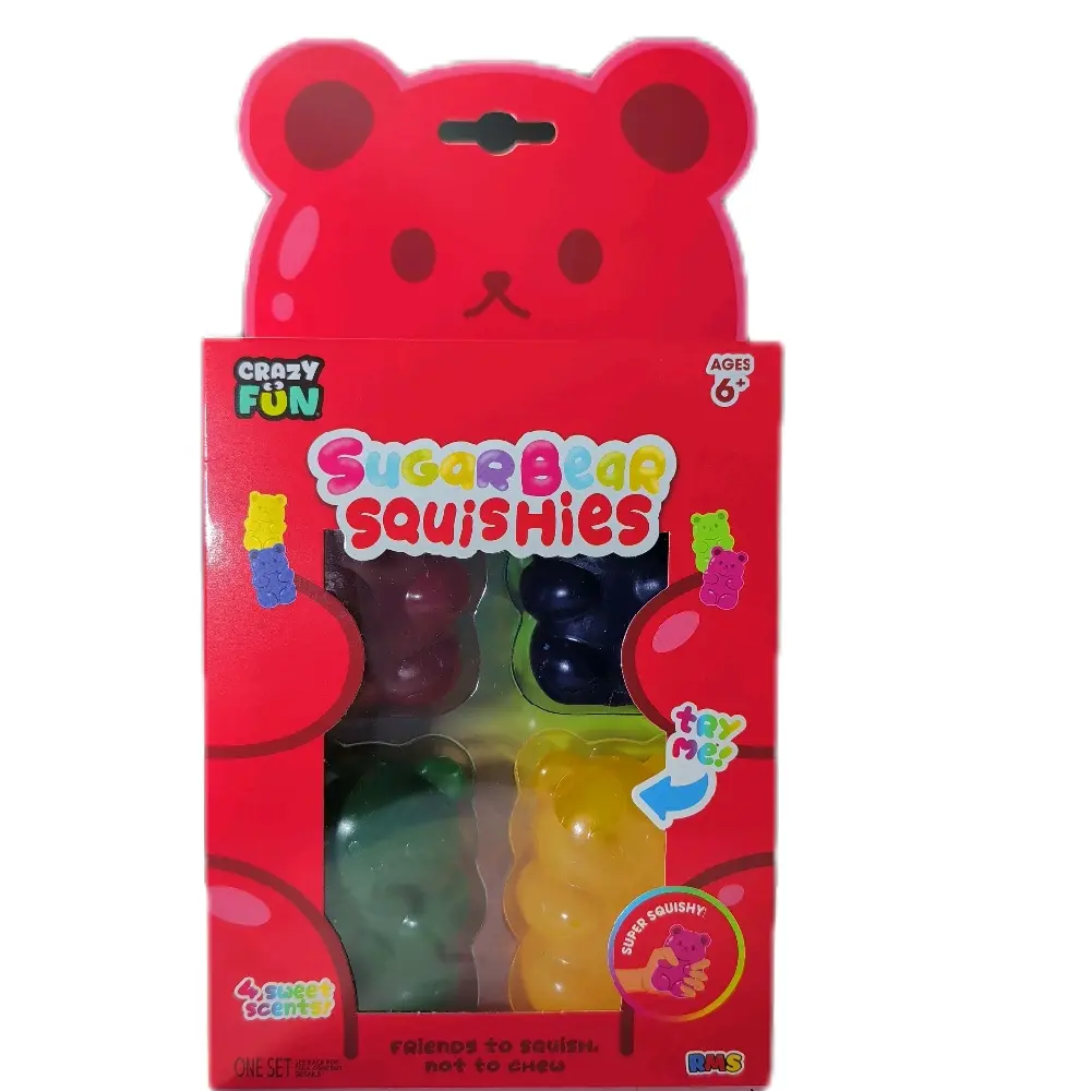 RMS!!  SUGAR BEAR SQUISHIES!!! ( 4 SWEET SCENTS! ) GREAT FOR STRESS RELIEF!!