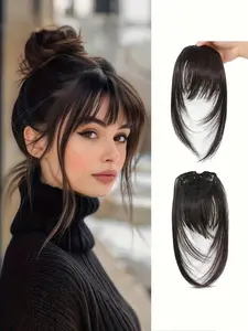Synthetic Wig Cartoon Bangs Female Temperament Small Face Simulation Natural Forehead Broken Bangs Wig, Synthetic Hair Pieces, Claw Clips, Hair Claws, Clips For Hair, Hair Slide, Hair Barrettes, Hair Accessories