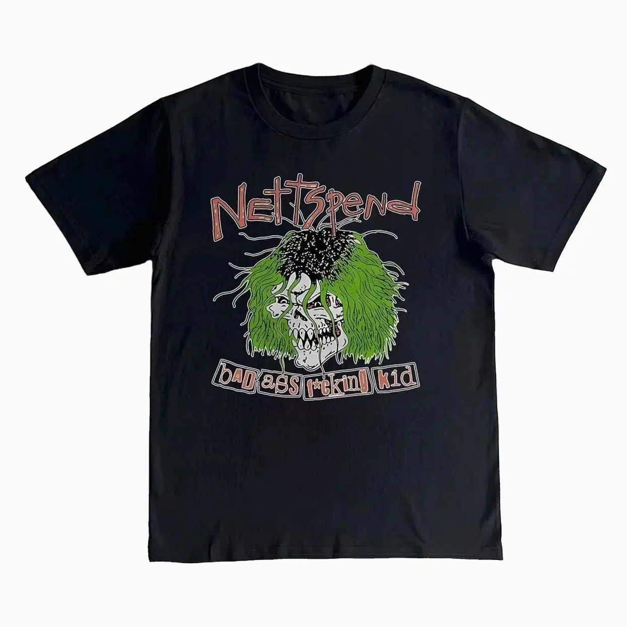 Nettspend BAFK Heavy Cotton Tee Shirt Nettspend Streetwear BAFK Tshirt Singer Top, Gift for Fans, Vintage Hip Hop Y2K 4