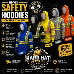ST908 1pc Reflective shirt with hood