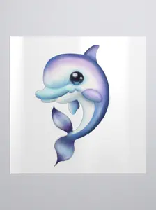 Dolphin Cutie Sticker