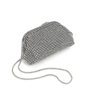 2026 New Arrival Rhinestone Women's Evening Bag, Full Diamond Handheld Clutch Underarm Bag, Sparkly Studded Shoulder Crossbody Bag