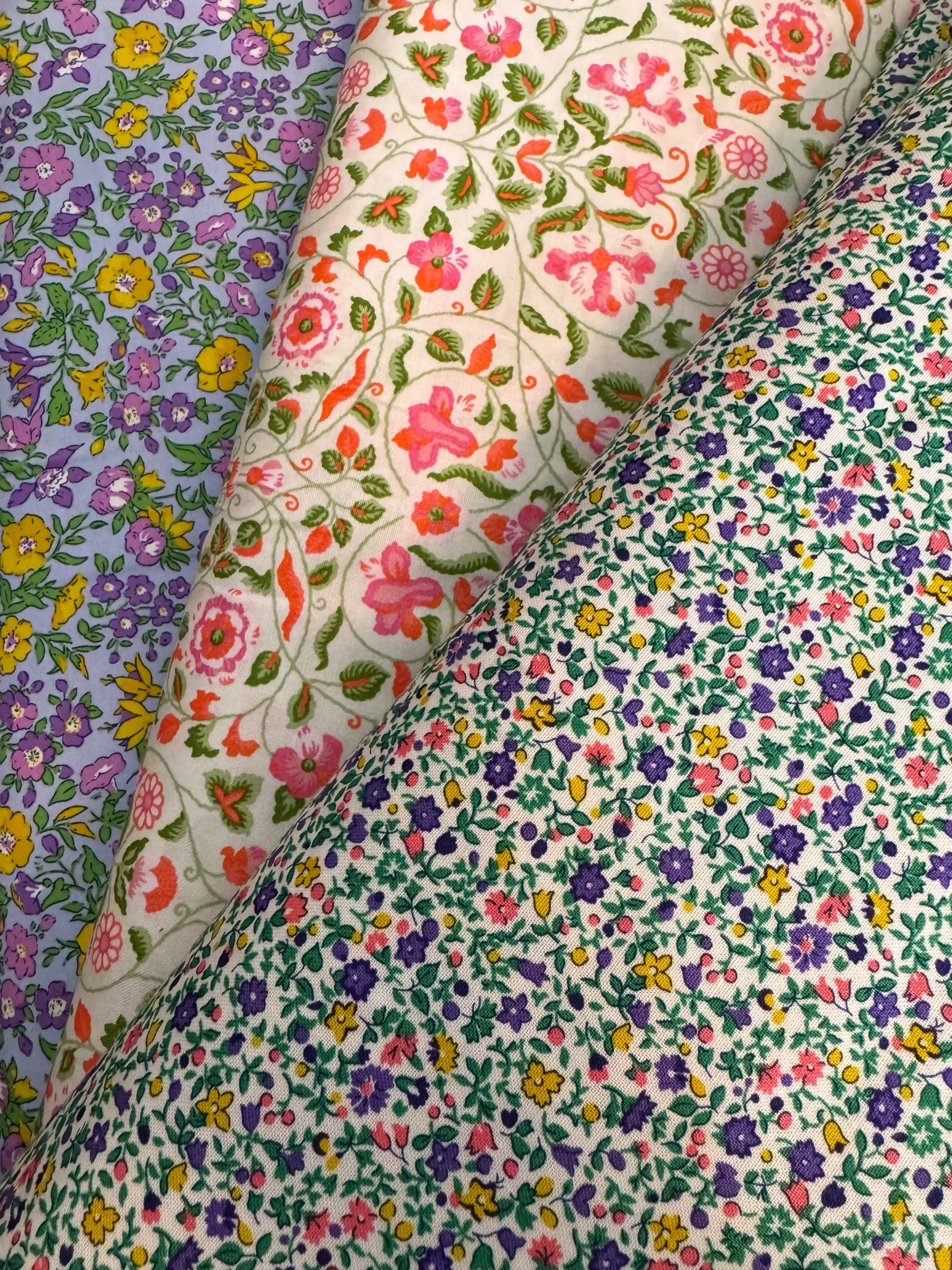 Liberty of London Ever Bloom Fat Quarter Fabric Pack - Sewing & Craft Textile Bundle