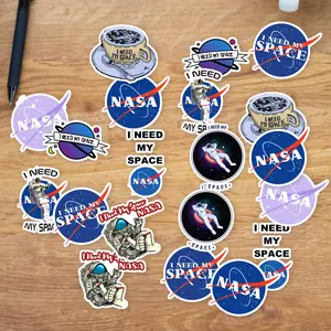 Stickers Pack 20 Pcs I Aesthetic Need Luggage Car My Vinyl Laptop Space Colorful Bike NASA Skateboard Water Waterproof Guitar Bottle Bumper