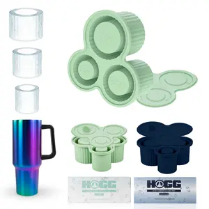 40oz TUMBLER ICE CUBE TRAY - SILICONE ICE MOLD W/ LID