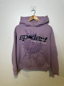 MAUVE SP5DER HOODIE SZ SMALL