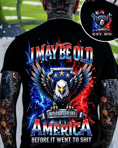 Chaosmoda Generation X I May Be Old But I Got To See America Before It Went To Sh*t Custom Year Skull T-shirt