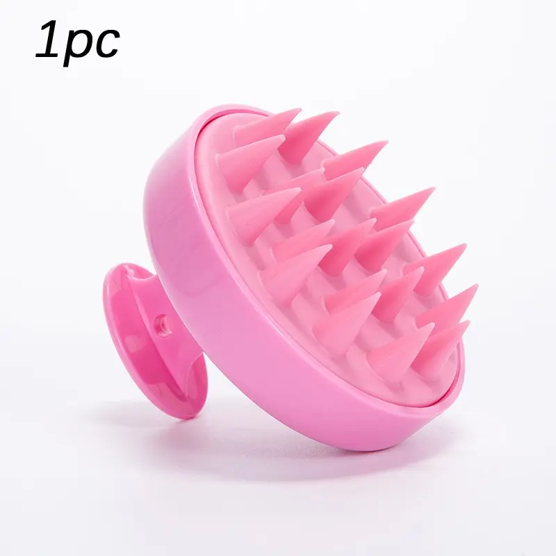 1pc Bath Brush Dual-Use Dry Wet Hair Comb, Home Head Massage Scalp Cleaner, Gentle Exfoliation & Hydration, Perfect for Daily Use, Exfoliating Bath Tool