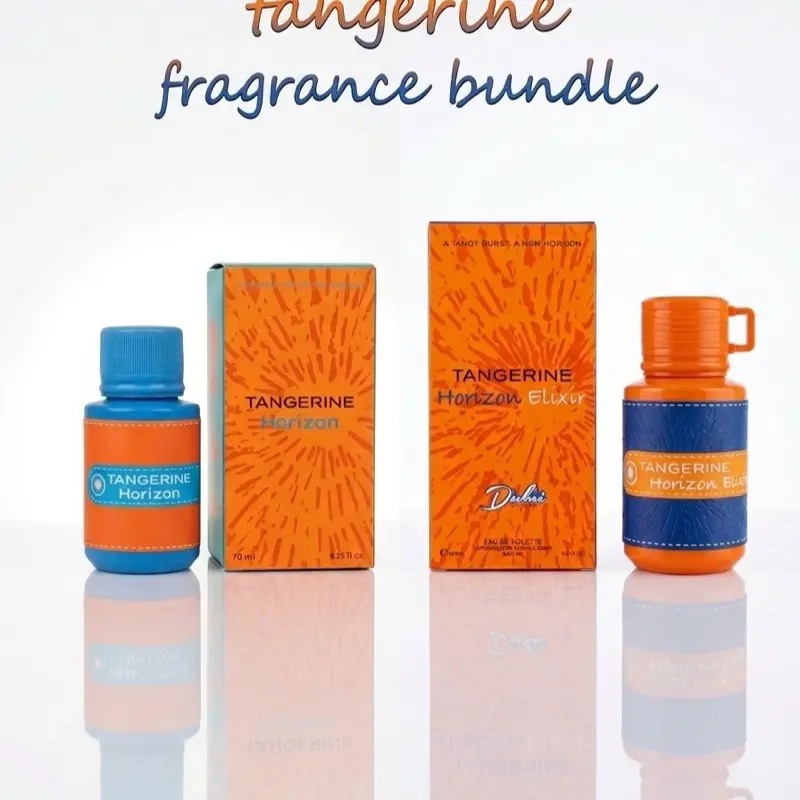 Tangerine Horizon Cologne Perfume Bundle - 3.4oz - Unisex Fragrance