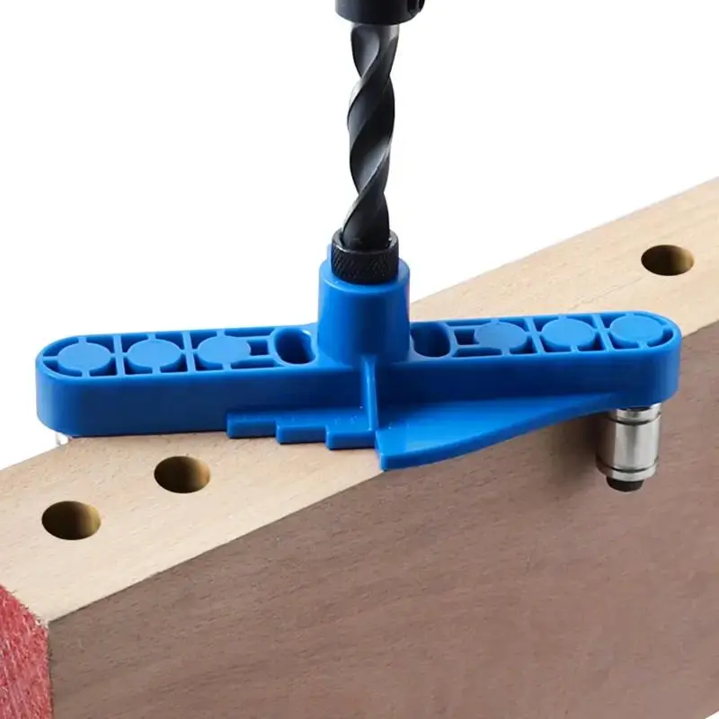 Self-centering Portable Woodworking Pocket Hole Jig, 6/8/10mm Drill Guide Locator, Hole Puncher, Carpentry Tool, Hand Tools for Woodworking