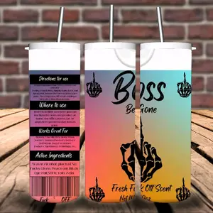 Tie Dye Boss Be Gone Tumbler