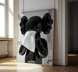 (No Frame) Morning Kaw Washing his Face Hypbeast Poster, Shower Wall Art, Washroom Wall Decor, Kaw Poster, Kaw Figure