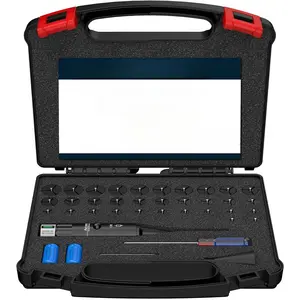 Bore Sight Kit with 32 Adapters Red/Green Laser Bore Sighter fit 0.17 to 12GA Calibers with Button Switch,Powerful Hunting Equipment,Hunting Laser Tool