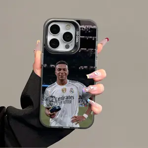 Mbappé Themed Anti-Drop Acrylic Phone Case - Shockproof Protective Cover for iPhone 17 Pro Max, 16, 15, 14, 13, 12, 11, XS Plus - Mobile Phone Accessories for Protection & Decoration, Phone Decoration
