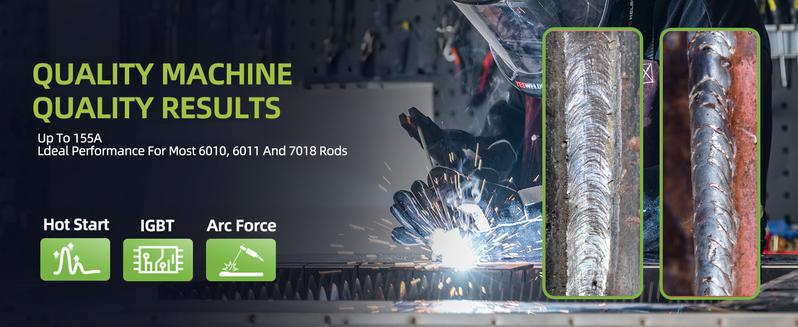 【TikTokShopHolidayHaul】SEESE 155Amp MINI Portable Welding Machine, Stick Welder, AC 110/220V smart conversion, LED Display Digital Welder, Portable MMA Arc Welder Gift for Thanksgiving,Christmas,New Year 【TikTokShopHolidayHaul】SEESE 155Amp MINI Portable Welding Machine, Stick Welder, AC 110/220V smart conversion, LED Display Digital Welder, Portable MMA Arc Welder Gift for Thanksgiving,Christmas,New Year