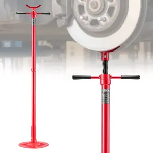 VEVOR Underhoist Support Stand, 3/4 Ton (1653 lbs) Capacity Under Hoist Jack Stand with Two Wheels, Lifting from 51.97 to 80, Bearing Mounted Spin Handle, Foot Pedal, Support Vehicle ComponentsVEVOR Super Brand Day